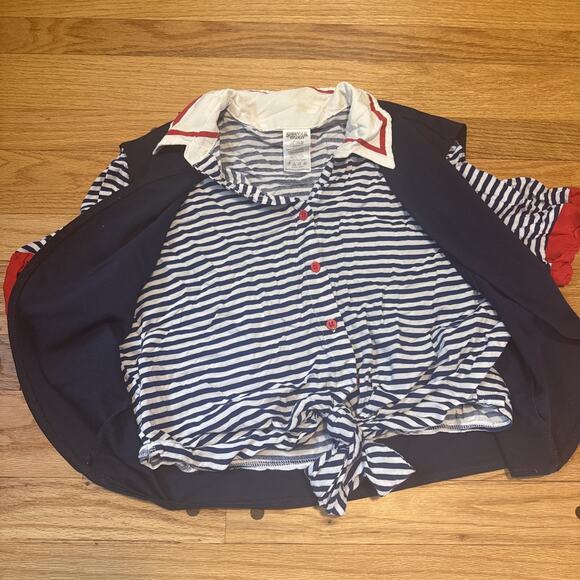 Stranger Things Scoops Ahoy Spirit Costume Top Adult XL - Picture 3 of 7